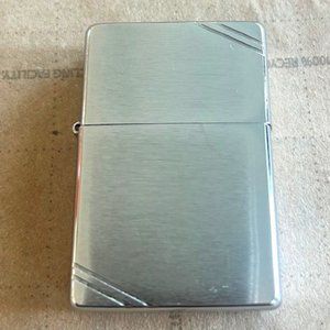 Zippo Etched Corner Striped Lighter - 15% discount for a bundle of 2!